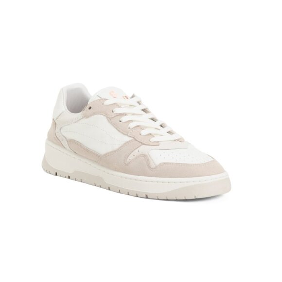 GREATS Sand Made In Portugal Leather Brighton Sneakers - Picture 1 of 2